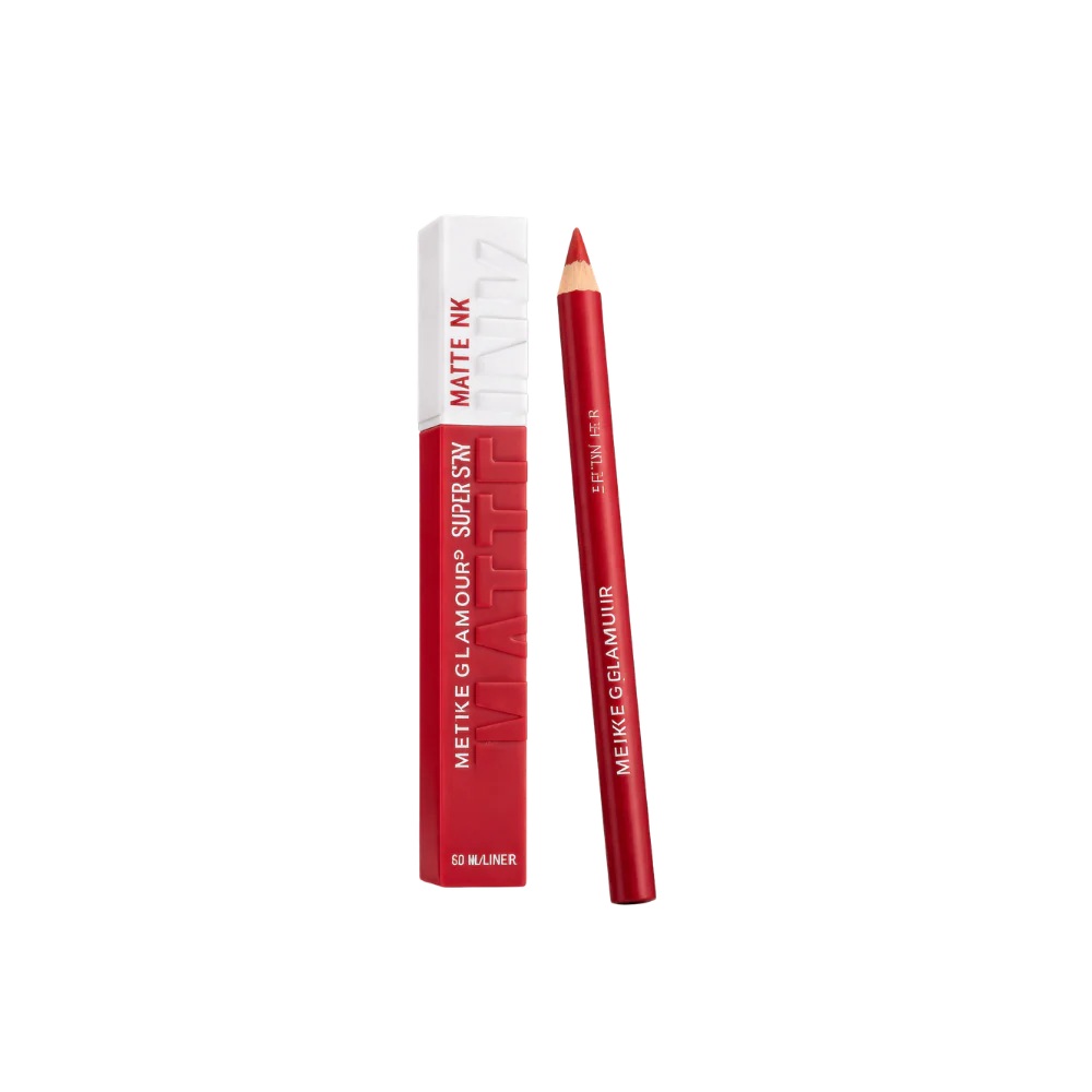 Meike Glamour Super Stay Matte Ink Labial Mate + Delineador de Labios Duo
