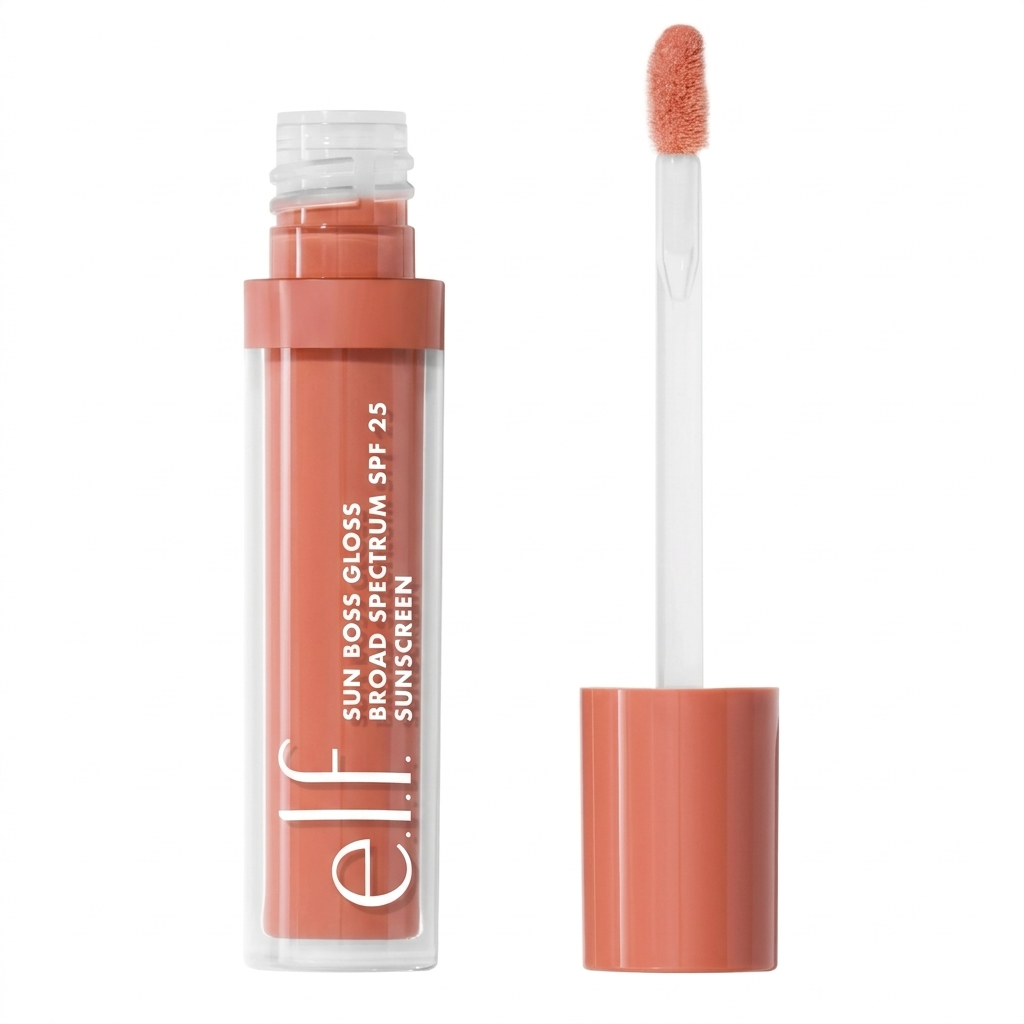 ELF Sun Boss Gloss Brillo Labial Peachy Kween