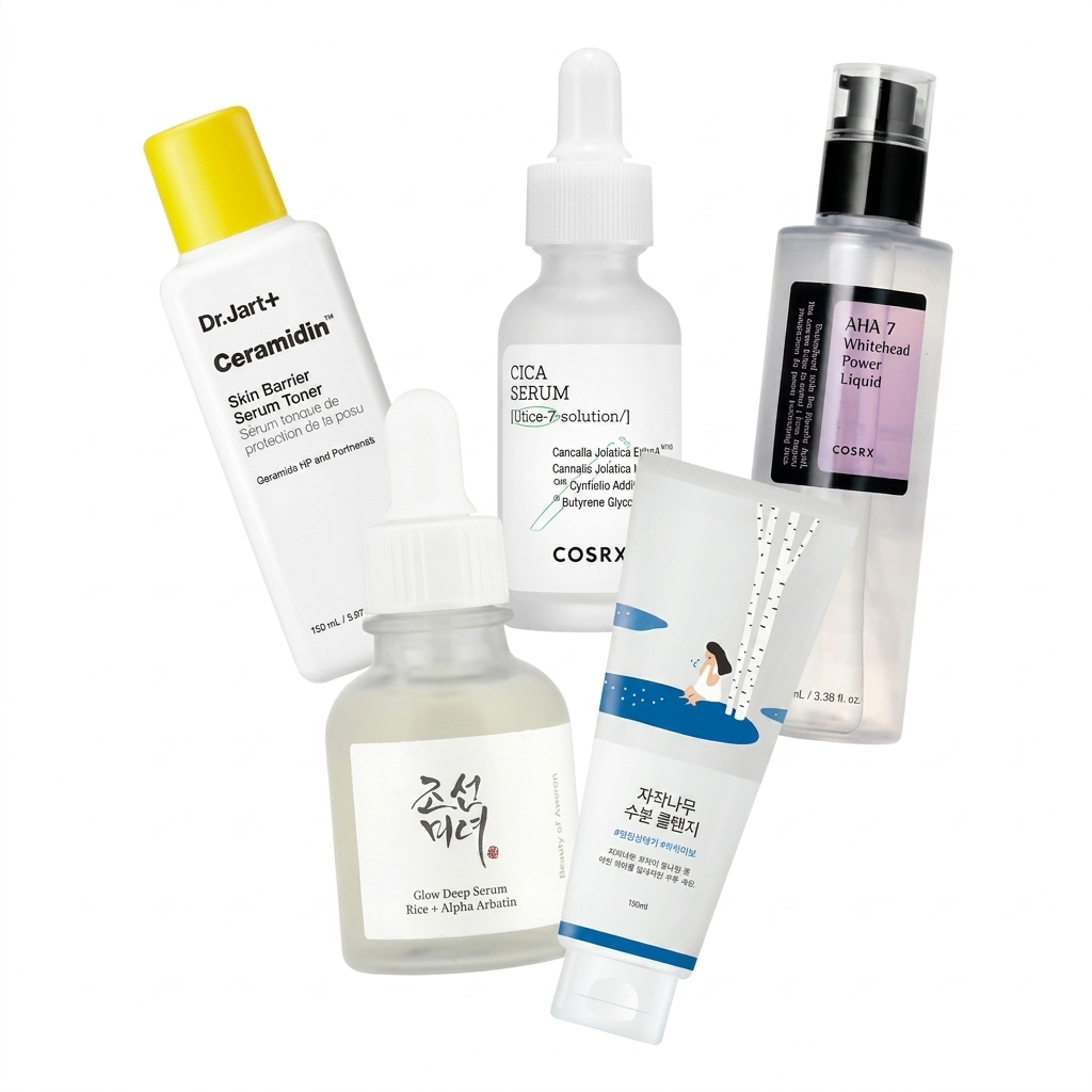 Lote 5 Piezas de Skincare Coreano
