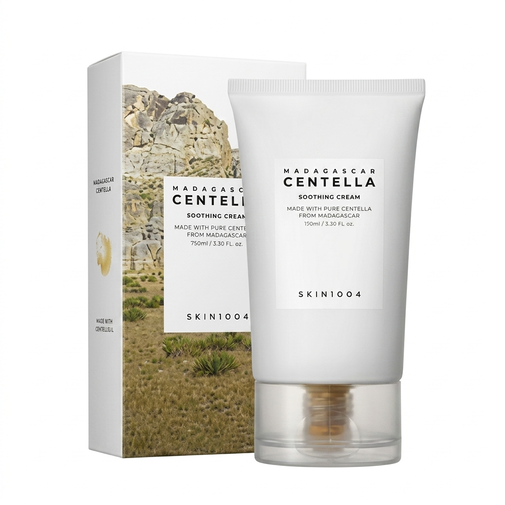 SKIN1004 Madagascar Centella Soothing Cream Crema Facial Calmante e Hidratante 75ml